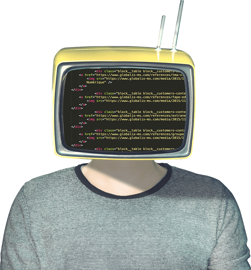 Développeur WordPress immergé dans le code